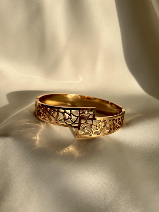 Twist Bangle Bracelet