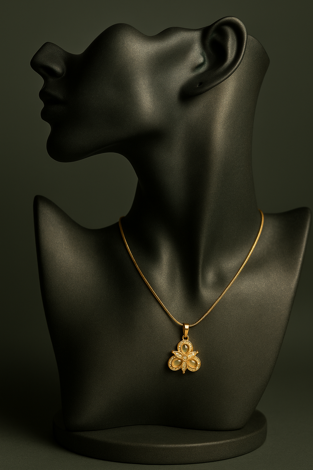 Sparkling Flower Diamond Necklace