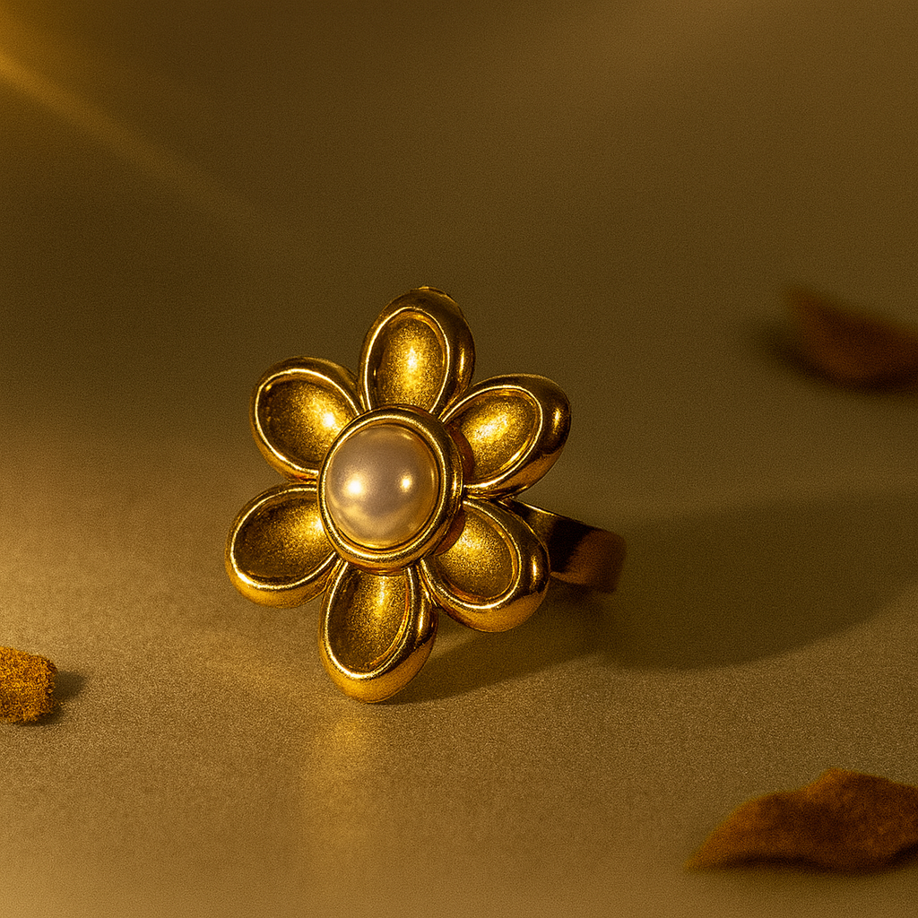 Pearl Petal Ring