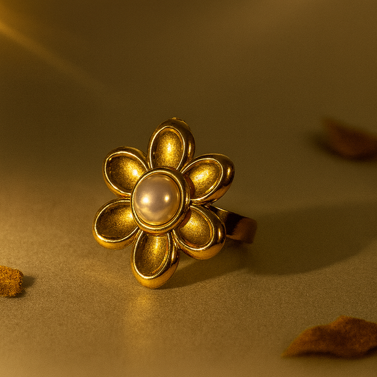 Pearl Petal Ring