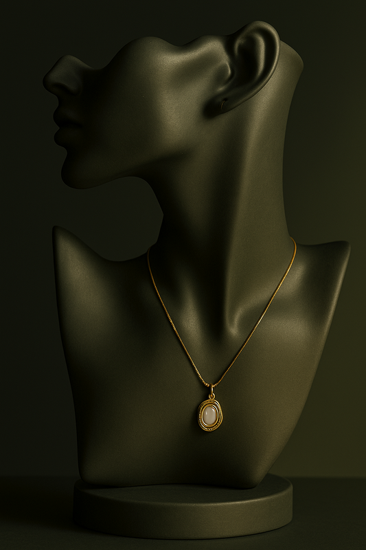Classic Gold Round Pendant