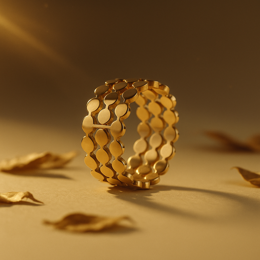Linked Beads Ring
