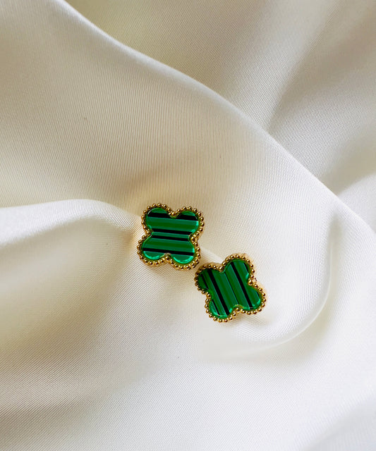 Green Clover Studs