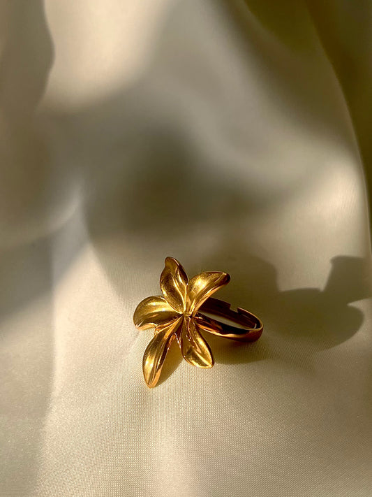 Sunburst Flower Ring